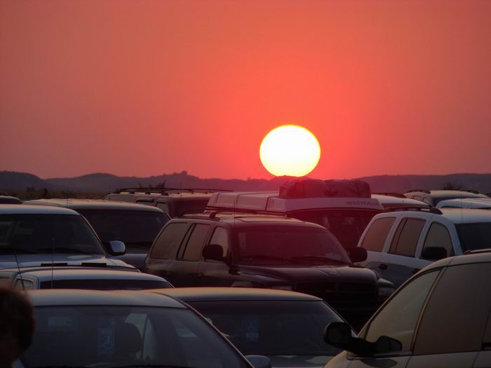 sunset from medora....