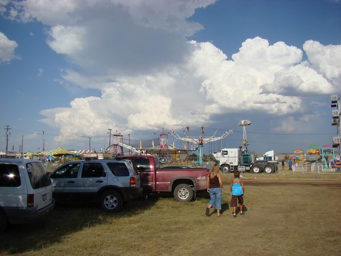 dawson county fair......megan and holly