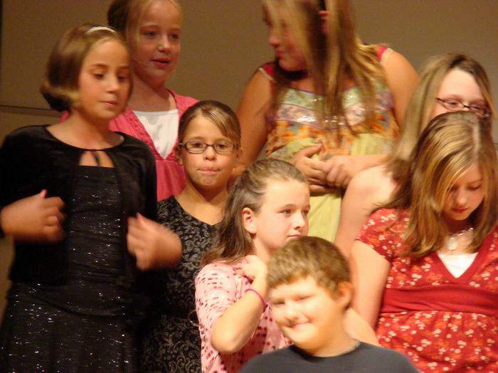 holly at her fall concert....
