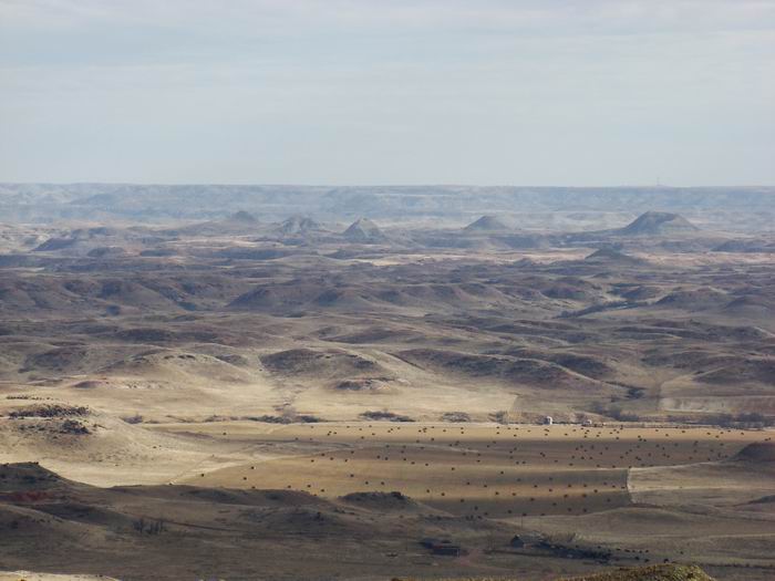 from the top of sentinal butte nd